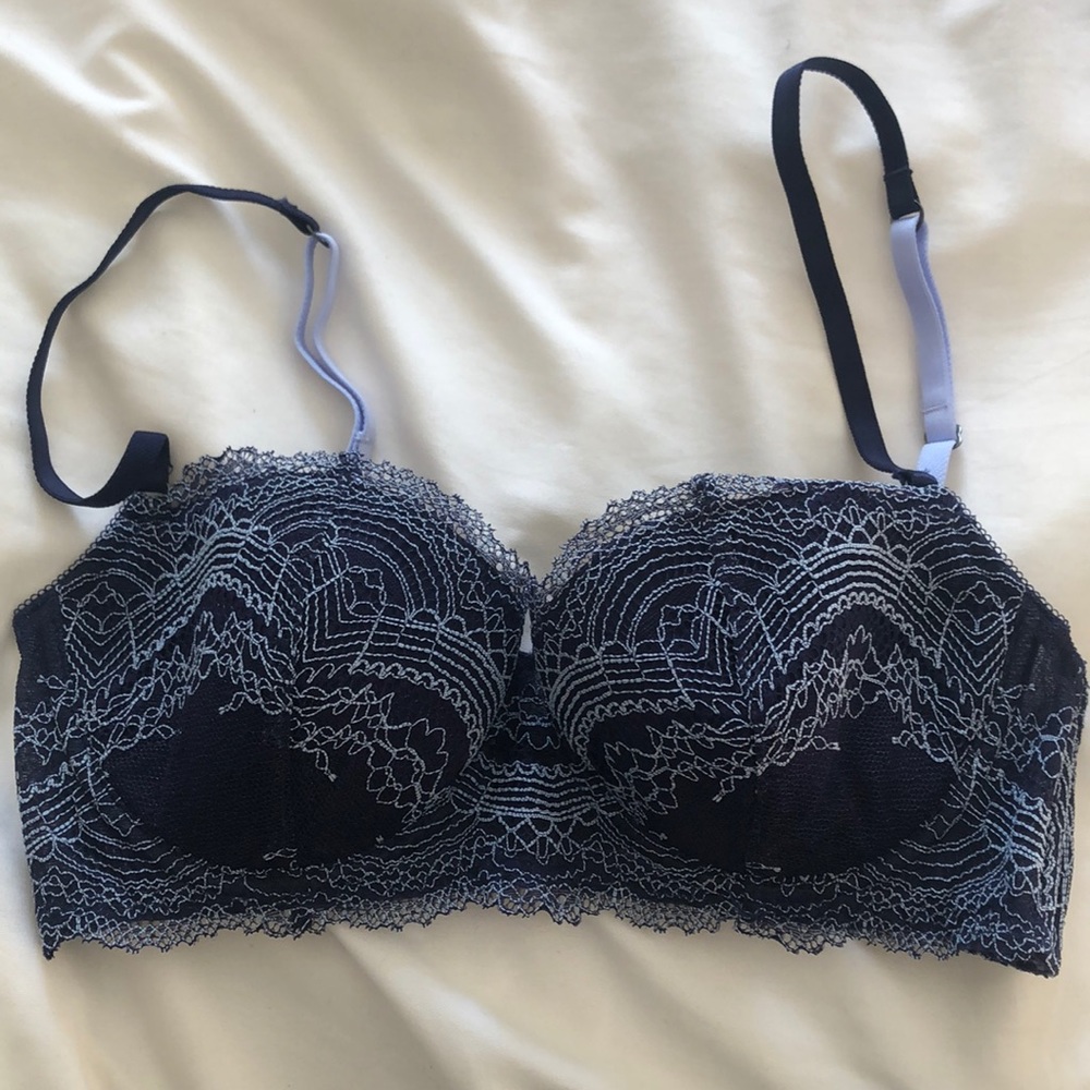 Blue bra